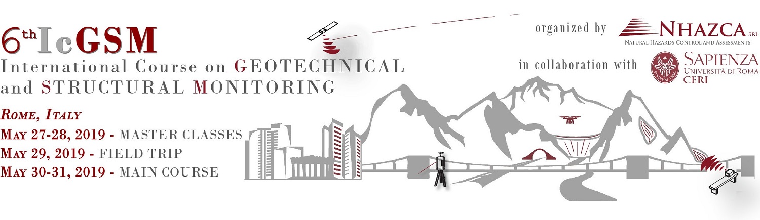 6th International Course on Geotechnical and Structural Monitoring